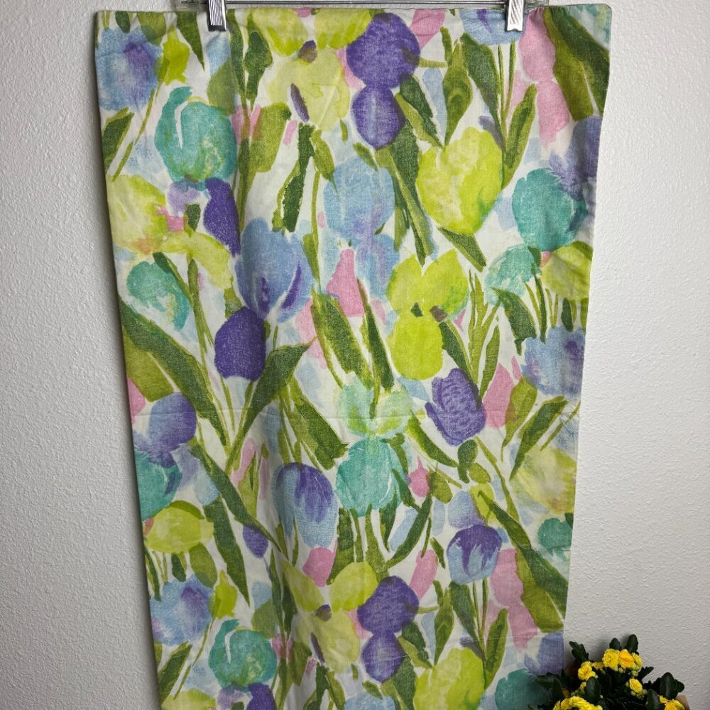 Vintage Pillow Case Tulips Standard 42" x 36"